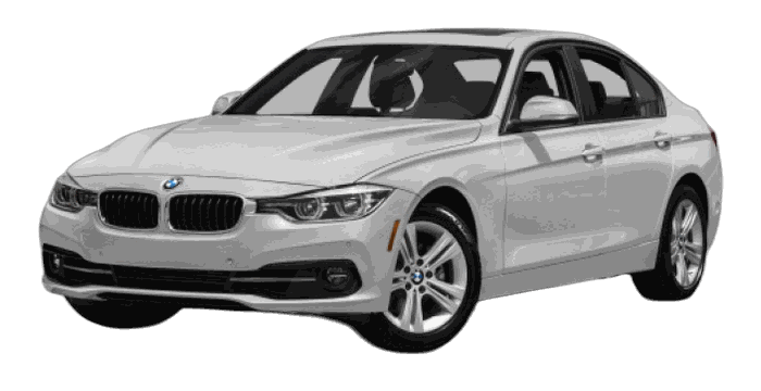 BMW 3 Series diesel automatic rental car at Tirana Airport